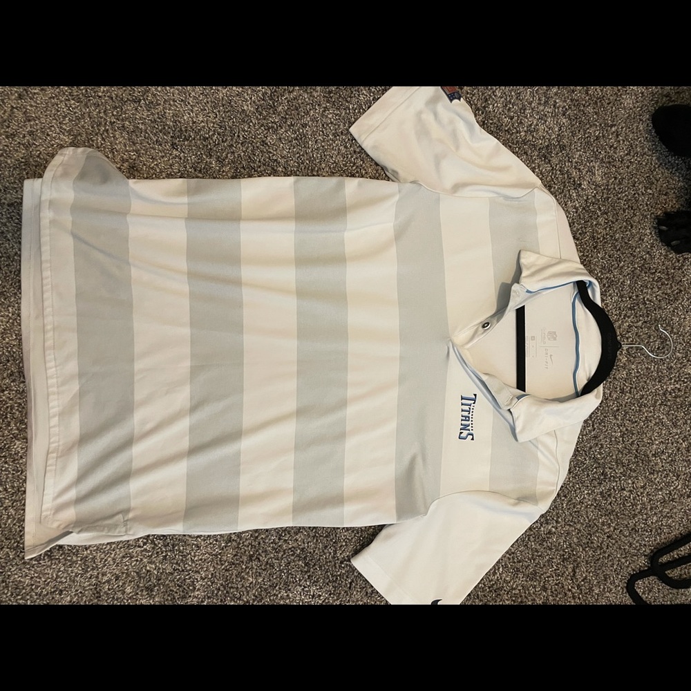 Titans Striped Polo